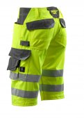 Pantaloni reflectorizanti trei sferturi galben antracit inchis