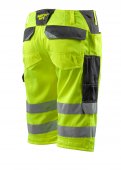 Pantaloni reflectorizanti trei sferturi galben antracit inchis