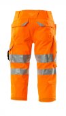 Pantaloni reflectorizanti trei sferturi portocaliu