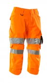 Pantaloni reflectorizanti trei sferturi portocaliu