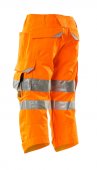 Pantaloni reflectorizanti trei sferturi portocaliu