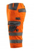 Pantaloni reflectorizanti trei sferturi portocaliu antracit inchis