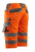 Pantaloni reflectorizanti trei sferturi portocaliu antracit inchis