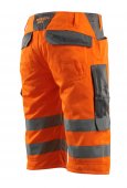 Pantaloni reflectorizanti trei sferturi portocaliu antracit inchis