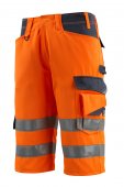 Pantaloni reflectorizanti trei sferturi portocaliu belumarin inchis