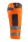 Pantaloni reflectorizanti trei sferturi portocaliu belumarin inchis