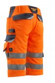 Pantaloni reflectorizanti trei sferturi portocaliu belumarin inchis