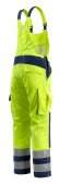 Salopeta galben reflectorizant - bleumarin, clasa 2