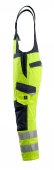 Salopeta reflectorizanta - galben reflectorizant - bleumarin inchis cu protectii multiple
