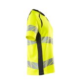 Tricou galben reflectorizant dama 