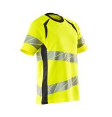 Tricou galben reflectorizant dama 
