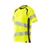 Tricou galben reflectorizant dama 