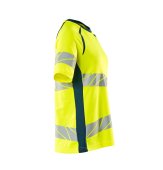 Tricou galben reflectorizant dama 