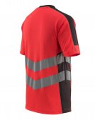 Tricou la baza gatului rosu reflectorizant - antracit inchis
