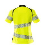 Tricou polo galben reflectorizant dama 