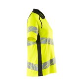 Tricou polo galben reflectorizant dama 