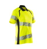 Tricou polo galben reflectorizant dama 