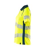 Tricou polo galben reflectorizant dama 