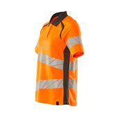 Tricou polo portocaliu reflectorizant dama 