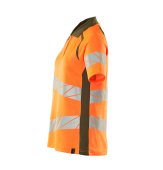 Tricou polo portocaliu reflectorizant dama 