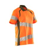 Tricou polo portocaliu reflectorizant dama 