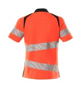 Tricou polo rosu reflectorizant dama 