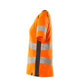 Tricou portocaliu reflectorizant dama V2