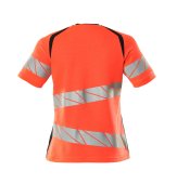Tricou rosu reflectorizant dama 